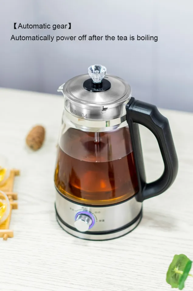 Electric kettle coffee maker tea maker black pu 'er Glass electric kettle  steam teapot automatic -type