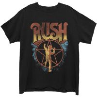 Rush Starman Neil Peart Geddy Lee Alex Lifeson Tee T-Shirt Mens Unisex