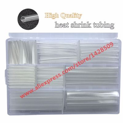 385pcs high quality transparent colour heat shrinkable tube 2:1 heat shrink tubing heat Tube Sleeve Wrap Cable Wire free ship Electrical Circuitry Par
