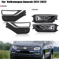 ไฟตัดหมอกสำหรับ VW Amarok 2016 2017 2018 2019-2022กันชนหน้าฝาครอบไฟรถยนต์ตัดหมอกไฟหน้ารถกระจังหน้าสำหรับ Volkswagen