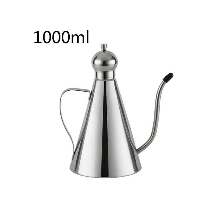 htrxb-หม้อปรุงรสหม้อน้ำมันขวดซอสทรงกรวยปากยาวกาน้ำชาขวดใส่น้ำมันใช้ในครัวเรือน