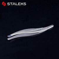 ✑┅  STALEKS TC-12/3 Eyebrow Makeup Hair Removal Tweezer with Storage