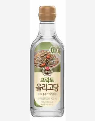 น้ำเชื่อมเกาหลี น้ำเชื่อมผลไม้ โอลิโกดัง คีโตทานได้ แคลลอรี่ต่ำ cj beksul oligodang syrup 700g 프락토올리고당