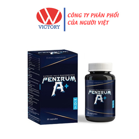 [hcm]viên uống penirum a+ (hộp 30 viên) - hỗ trợ tăng cường sinh lực phái mạnh - victory pharmacy 1
