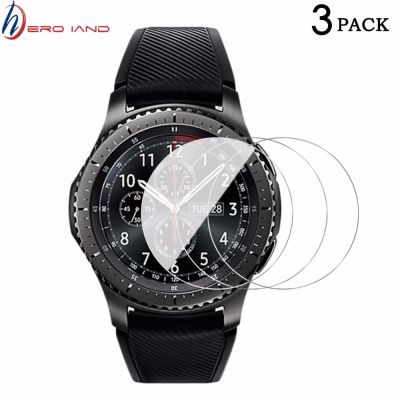 3pcs Gear S3 Frontier Glass For Samsung Galaxy watch 46mm Gear Sport S3 Classic Screen Protector 9H 2.5D S 3 Tempered glass Screen Protectors