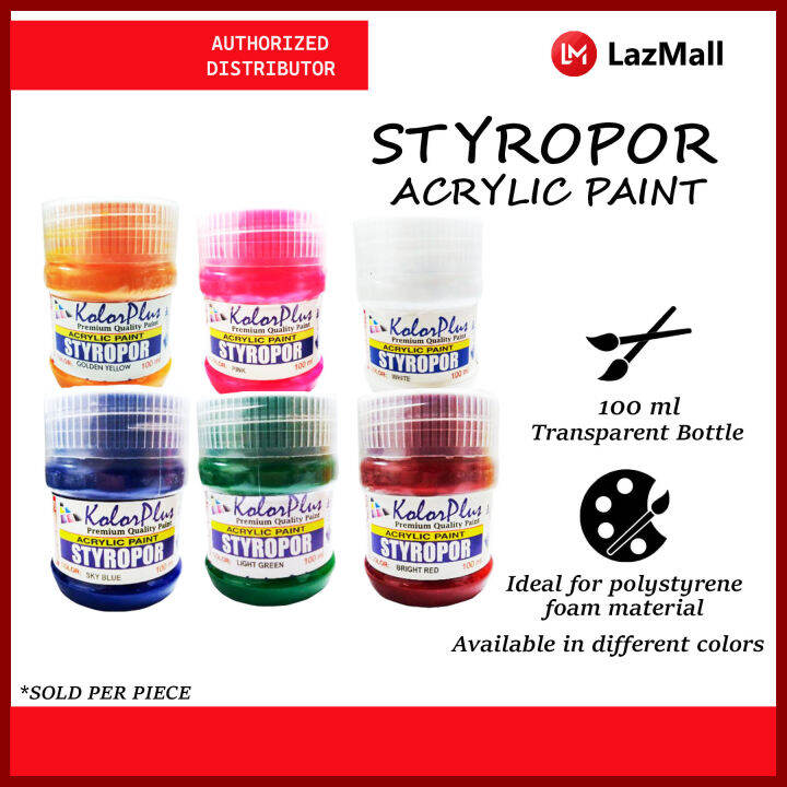 Premium Quality Paint Styropor Acrylic Paint 100ml | Lazada PH