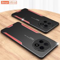 กล่องโลหะอลูมิเนียมไฮเอนด์หรูหราสำหรับ Huawei Nova Y91เคลือบ Y90เคสโทรศัพท์ป้องกันซิลิโคนสำหรับ Huawei Nova Y70บวก Y71เคลือบ