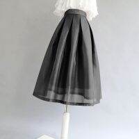 【CC】☋✥  2022 Fashion Waist Loose Skirts Female Ladies Color A-line I261