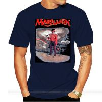 Marillion Misplaced เสื้อยืดสีดำ 85ใหม่100% ผ้าฝ้ายแขนสั้นเสื้อยืดเสื้อยืดคอกลม