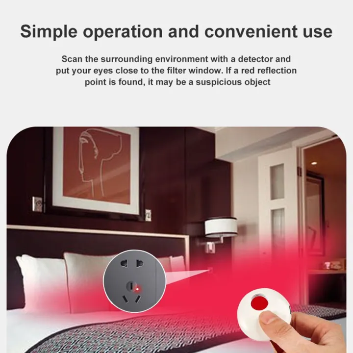 🥇EGQ68 Infrared Camera Detector Wireless Led Light AntiTap And Anti