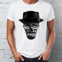 Hip Hop Men T-Shirts Featuring Heisenberg Skull Dark Walter White Breaking Bad Street Guys Tops &amp; Tees Swag 100% Cotton Camiseta