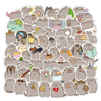 103050 pcs Cute Fat Cat Doodle Stickers Decals DIY Phone Scrapbook Diary Laptop Computer Notebook Waterproof Sticker Kids Toys