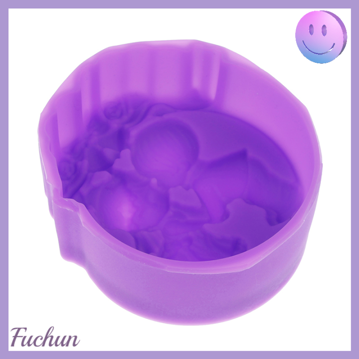 fuchun-สบู่แฮนด์เมดของชำร่วยตกแต่งเค้กแม่พิมพ์ซิลิโคนช็อคโกแลตเทวดาและเด็กหญิง