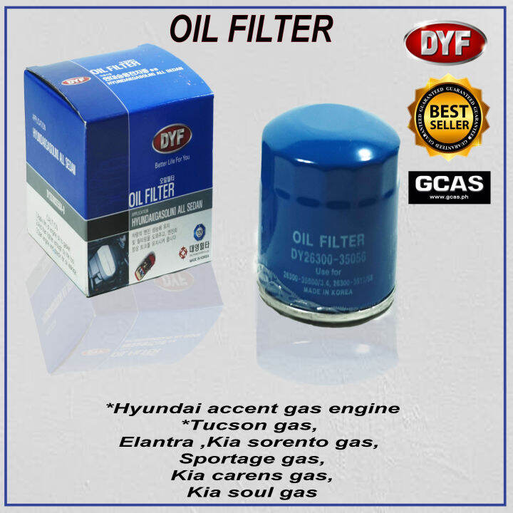 HYUNDAI Oil Filter for hyundai accent gas engine, tucson gas, elantra