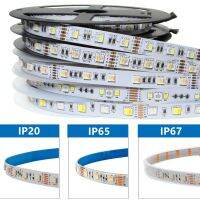 RGB LED Strip Lights Chip DC 12V 24V 60LED/m 5m 5050 RGBW RGBWW 4in1 RGBCCT IP20 IP65 IP67 Waterproof Tape Rope Ribbon Lighting