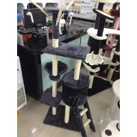 TCN ของเล่นแมว Cat Condo(Black&amp;cream)  60X60X140 คอนโดแมว  ของเล่นเหมียว