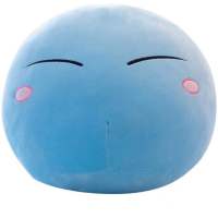 ของเล่นอะนิเมะกอด55ซม. ตอนนั้นฉันได้กลับชาติมาเกิดเป็น Slimes Rimuru Tempest หมอนคอสเพลย์ของเล่นเบาะตุ๊กตาผ้าสักหลาด Plushies S