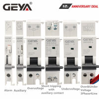 GEYA GYM9 1A-63A MCB Auxiliary Auxiliary Contact Alarm Auxiliary Contact Shunt Tripping Device อุปกรณ์ตัดแรงดันไฟฟ้า-Pujeu