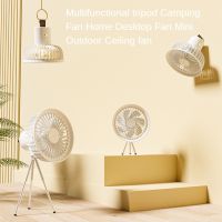 bklnlk❍►  Multifunctional 3000mAh USB Outdoor Camping Rechargeable Desktop Ceiling Electric Fans