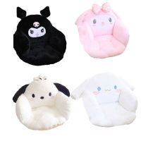 Kawaii Sanrioed Kuromi Cinnamoroll อะนิเมะน่ารักการ์ตูนตุ๊กตาเบาะรองเอว Bantal Kursi ของเล่นเด็กวันเกิดของขวัญวันฮาโลวีน