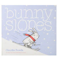 Bunny slopes skiing English original childrens picture book 3-6 years old