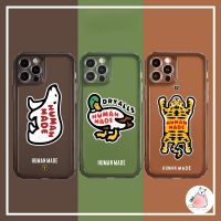 【Great. Cell phone case】 เคสโทรศัพท์ลายเสือเป็ดหมีทำจากมนุษย์สำหรับ iPhone 14 13 12 11 Pro Max X Xs XR 8 7 Plus ฝาหลังนิ่มโปร่งใส