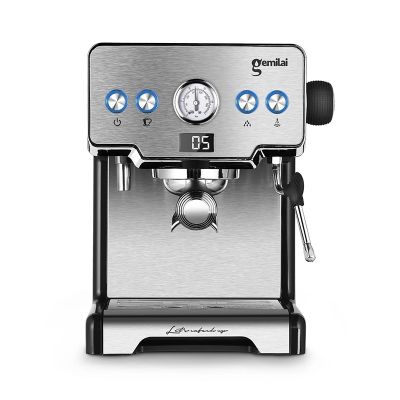 Gemilai เครื่องชงกาแฟ เครื่องชงกาแฟอัตโนมัติ เครื่องชงกาแฟสด ขนาดหัวชง 58mm 1450w coffee machine set พร้อมไฟแจ้งสถานะ ง่ายต่อการใช้งาน Abele