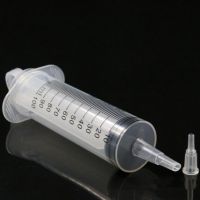 ▦ 100ml /150ml Reusable Big Large Hydroponics Plastic Nutrient Sterile Health Measuring Syringe Tools Cat Feeding Accessories