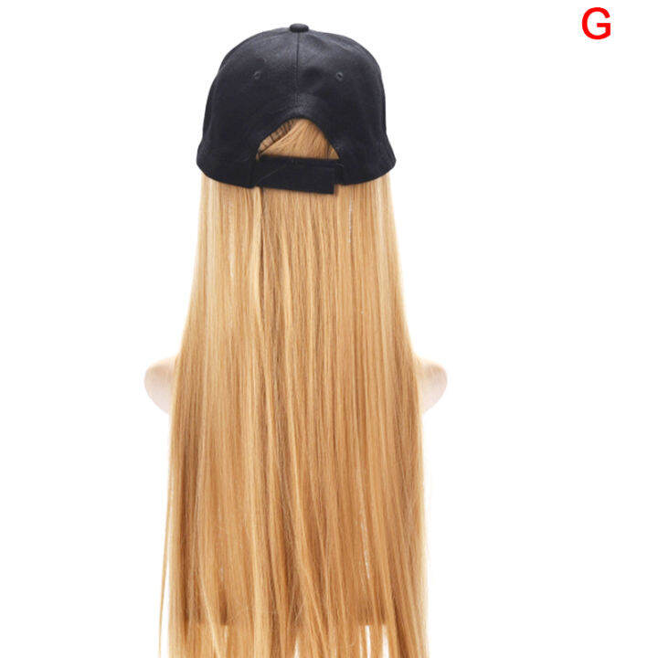HHOT Women Baseball Cap Synthetic Hair Wig Fashion Girl Long Hair Wig Hat Straight HHOT Women Baseball Cap Synthetic Hair Wig Fashion Girl Long Hair Wig Hat Straight