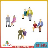 Pelaso 50ชิ้นรถไฟ1:50ทาสีคนนั่งสตรีทพาร์คตัวเลขผู้โดยสาร Diorama