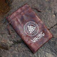 【LZ】✶  Nordic Design Rune Valknut Amuleto Viking Jóias Gift Bag Bolsa