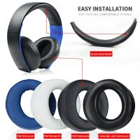 Original Black Ear Pad Cushion Earmuff Earpads For SONY Gold Wireless PS3 PS4 7.1 Virtual Surround Headset CECHYA-0083(L R) Cove