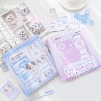 Cartoon Four Palace Grid Photo Album Cute PVC Photocard Binder Photocard Holder Storage Album Kpop Card Binder Photo Card Holder