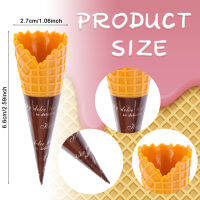 Clothing mother and baby MINI realistic artificial Ice Cream กรวยขนมปลอมรูปแบบการถ่ายภาพ props D