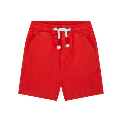 กางเกงขาสั้นเด็กผู้ชาย Mothercare red poplin shorts YC373