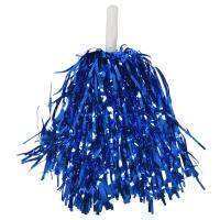 24Pcs Cheerleading Pom Poms Metallic Foil Cheer Pom Poms with Plastic Handle for Adults Kids Cheerleaders Party