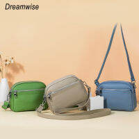 Dreamwise Crossbody กระเป๋าสะพายไหล่สำหรับผู้หญิงแบบสบายๆแฟชั่นหนังวัวแท้ซิปกระเป๋าโทรศัพท์ความจุขนาดใหญ่8081