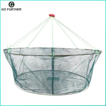 Fishing Net Automatic Open Closing Crab Fishing Traps Steel Wire  Collapsible Smooth Stable Outdoor Fishing Accessories