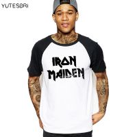 {พร้อมสต็อก XS-6XL} Iron Maiden Raglan The Friday สีขาวดำ100% กีฬาฟิตเนสขนาดพลัสไซส์เสื้อยืดของขวัญคริสต์มาส