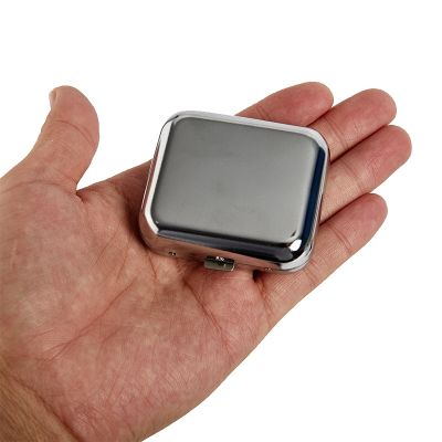 N2HAO Smallsweet Stainless Steel Square Pocket Ashtray metal Ash Tray Pocket Ashtrays With Lids Portable Ashtray Furniture Protectors Replacement Part