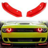 1Set for Dodge Challenger SRT Scat Pack Bumper Lip Splitter Protector Red 68327082AA 68327083AA Front