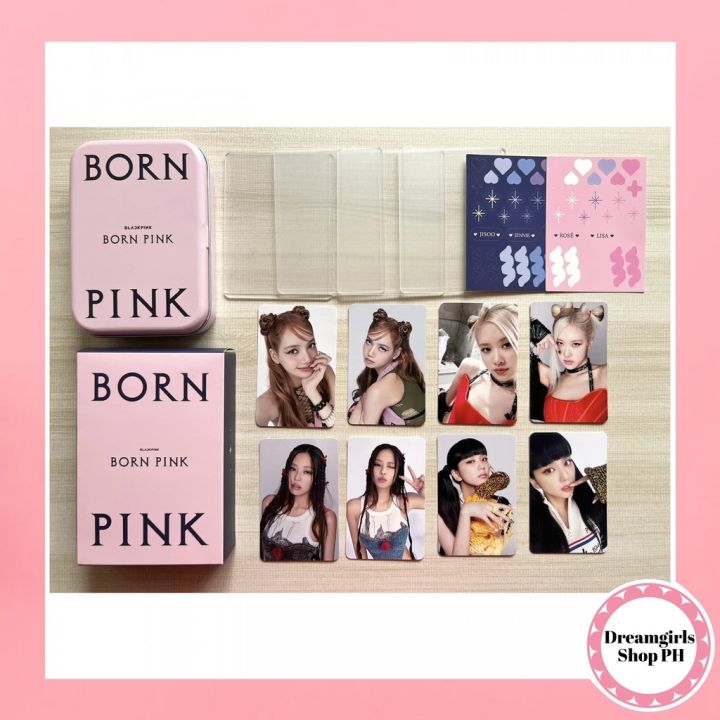 si9822ei542 BLACKPINK BORNPINK Photo Card Top Loader Kit Photocards ...