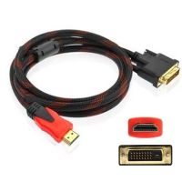 โปรโมชั่น สาย HDMI to DVI(24+1) cable ยาว 3m ราคาถูก สายดิจิตอล สายHDMI สายทีวี สายสัญญาณทีวี