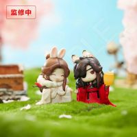 2 Pcs/Lot Anime Heaven Officials Blessing Action Figure Tian Guan Ci Fu Xie Lian Hua Cheng Meet Again Q Version Toy Gift