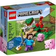 Có sẵn 21177 LEGO Minecraft The Creeper Ambush - Cuộc phục kích sinh vật