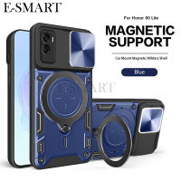 เคสมือถือสำหรับ Honor 90Lite ฝาหลังพับได้ป้องกันกล้องแท่นวางหมุนได้360องศากันกระแทกอย่างหนักสำหรับ Honor 90 Lite เคสใส่โทรศัพท์