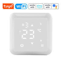 Tuya W-Ifi HY517ดิจิตอลจอแสดงผลควบคุมอุณหภูมิอัจฉริยะ Multifunctional ไฟฟ้าชั้นหม้อน้ำร้อนเทอร์โมเข้ากันได้กับ Amazon Alexa และ G-Google Home,16A ไฟฟ้าความร้อน,3A เครื่องทำความร้อน (อุปกรณ์เสริม)