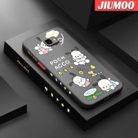 JIUMOO เคสโทรศัพท์ปลอกสำหรับ Samsung Galaxy บางเฉียบขอบซิลิโคนนิ่ม,เคสกันกระแทกดีไซน์ใหม่การ์ตูนสุดน่ารักลายการ์ตูน J4 2018 J4บวก2018 J4เคสป้องกันเลนส์กล้องคลุมทั้งหมด