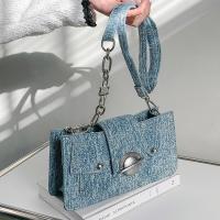 Blue Denim Mini กระเป๋าถือ Lady 2023อินเทรนด์ฤดูใบไม้ผลิใหม่เกาหลี Y2k Aesthetic ไหล่กระเป๋า Casual Streetwear Crossbody กระเป๋า Women