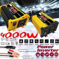 ขายTOP 4000W 12V To 220V/110VจอแสดงภาพLEDรถยนต์เครื่องแปลงไฟConverterอะแดปเตอร์Dual USBเครื่องแปลงแรงดันไฟฟ้าModified SINE WAVE